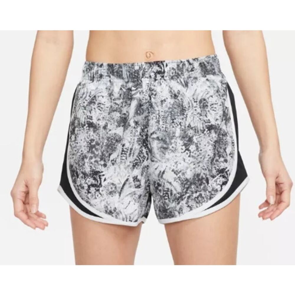 New ~ NIKE ~  Women's DRI-Fit Tempo Printed Running Shorts Size XS